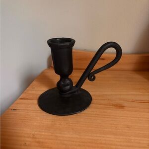 Black Metal Candle Holder